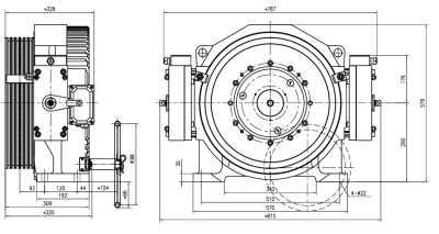 TORIN GTW9A Dimension