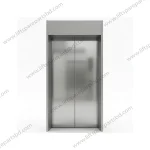 Hairline Stainless Steel Landing Door Panel