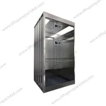 Hairline Stainless Steel Modern Observation Elevator Cabin