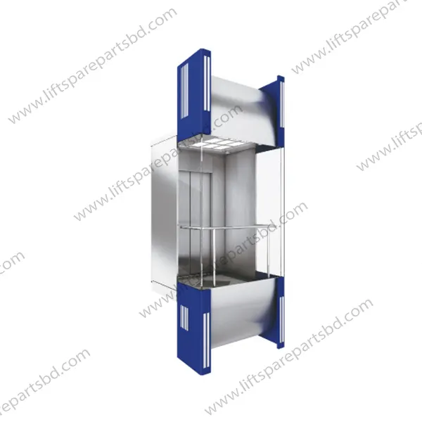 Luxury Stainless Steel Glass Capsule Passenger Elevator Cabin
