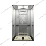 Mirror Stainless Steel Stylish Passenger Elevator Cabin