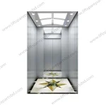 Mirror stainless steel Passenger Elevator Cabin