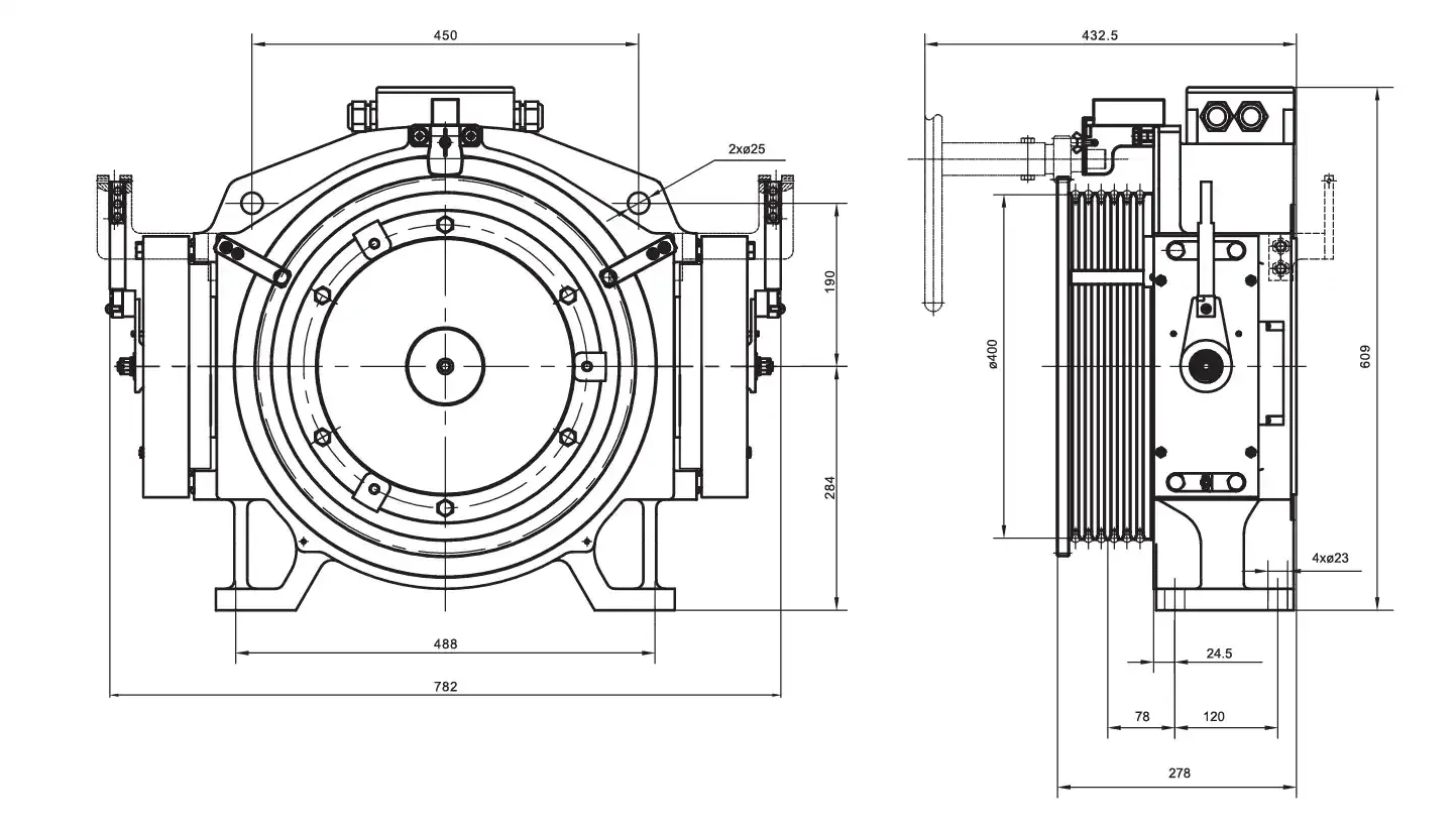 XIZI GETM3.0PRO Passenger Elevator Traction Motor