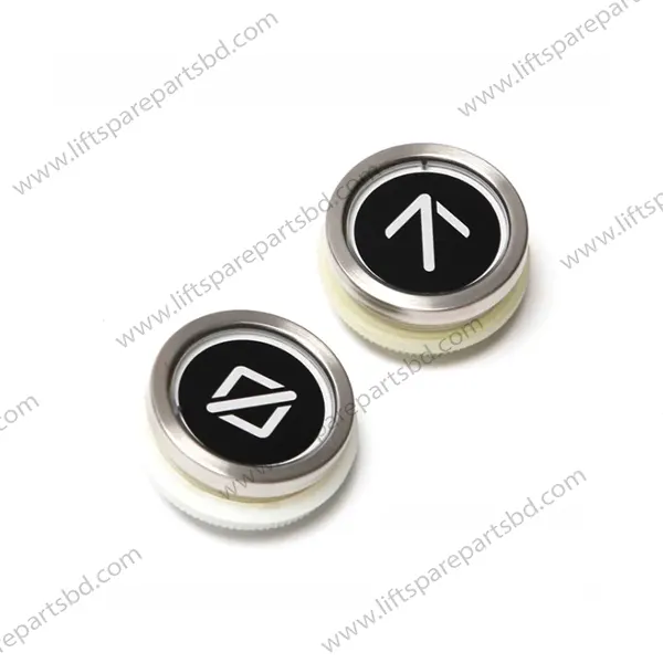 Elevator Black Push Button